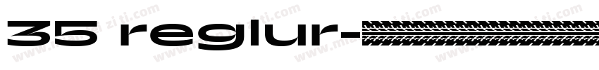 35 reglur字体转换
